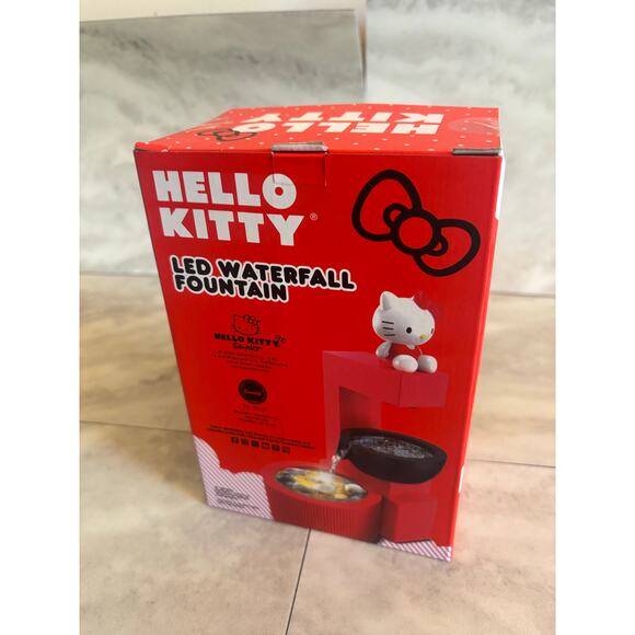 Sanrio Hello Kitty Waterfall LED Fountain Soothing Sounds Ambient Light NEW - Picture 4 of 4